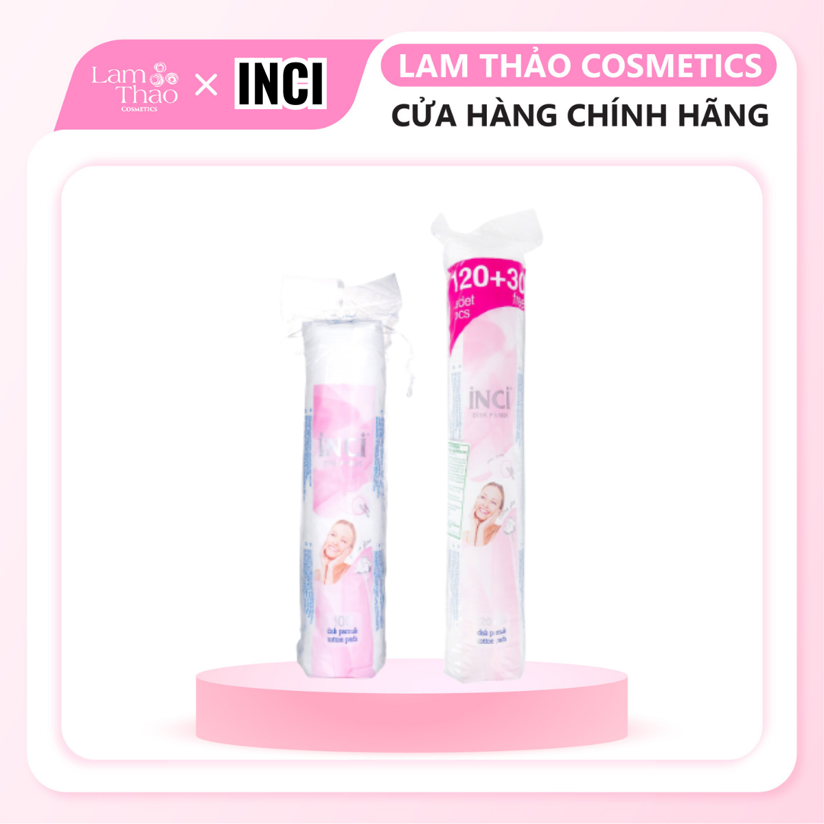 Bông Tẩy Trang Inci Disk Pamuk Cotton Pads