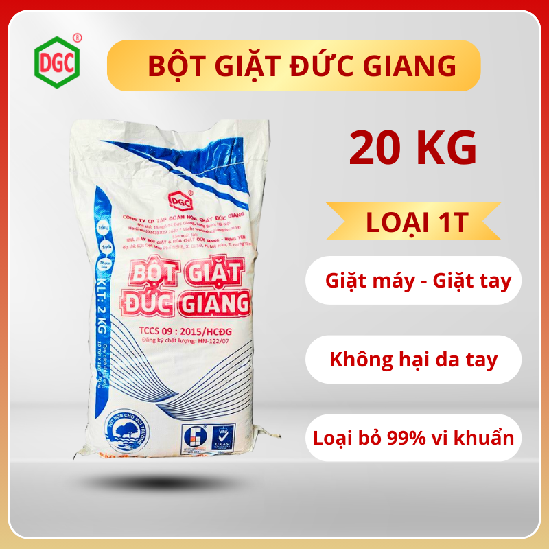 Bột giặt Đức Giang 20 kg loại 1T