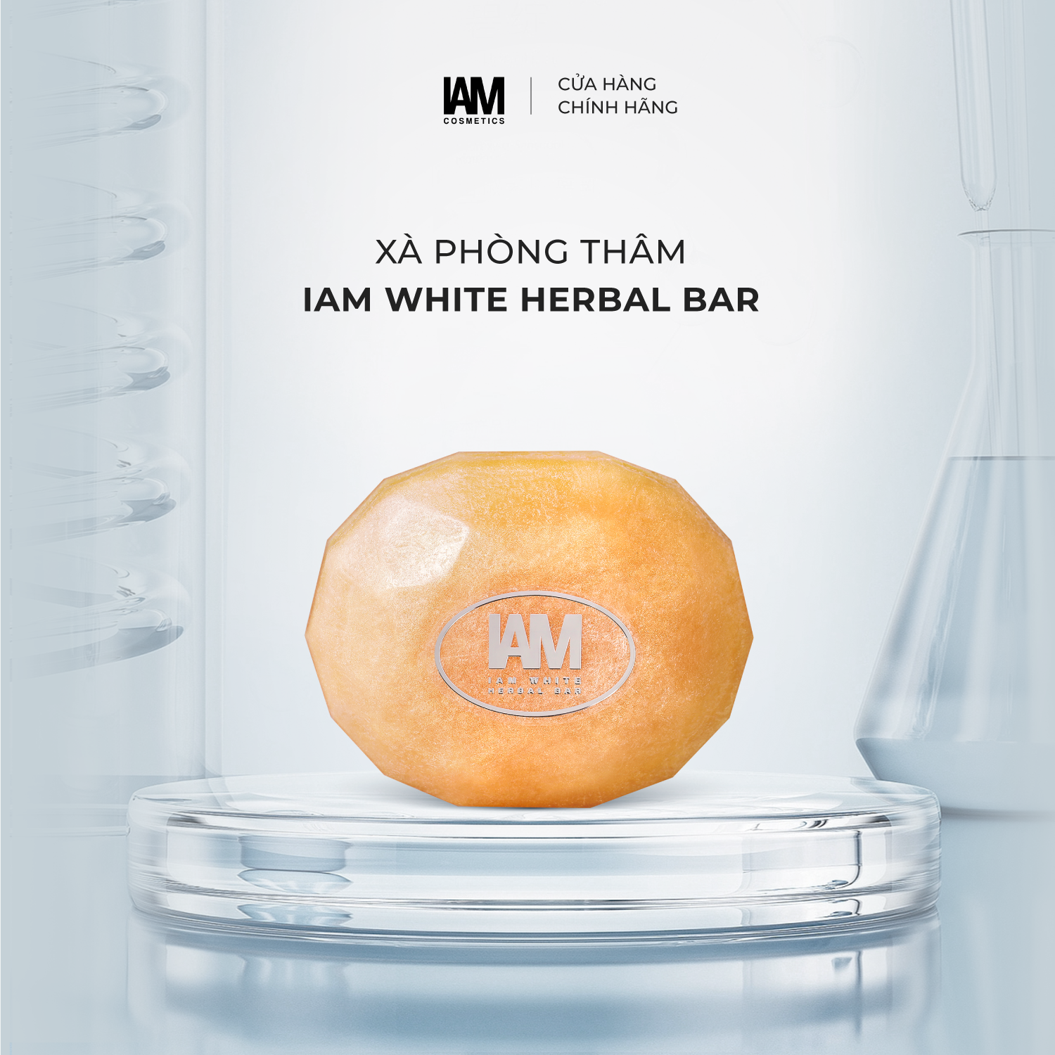 Xà phòng iam white h80gerbal bar