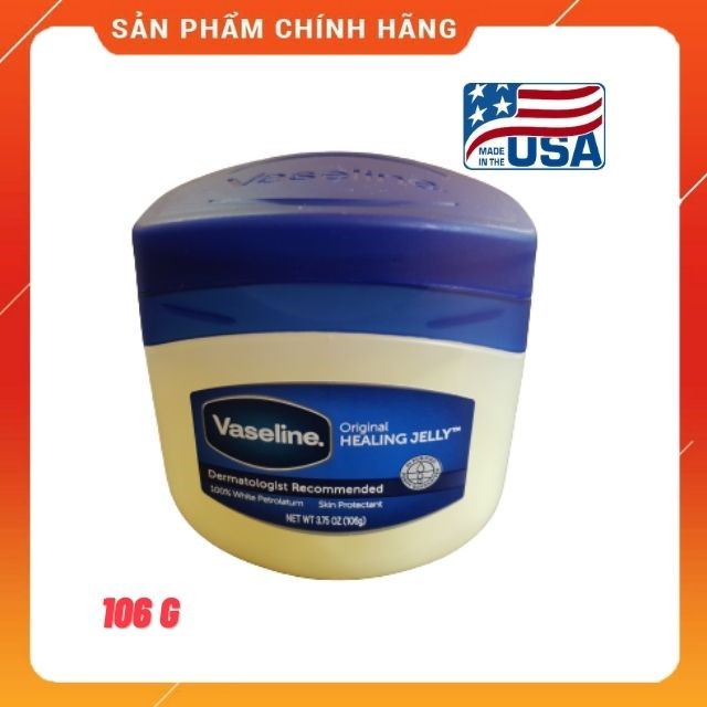 [HCM]Sáp dưỡng ẩm VASELINE của mỹ 106g, sáp làm mềm da, dưỡng gót chân, dưỡng môi