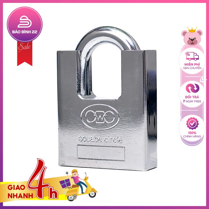 Ổ khoá chống cắt loại tốt size lớn 60f - bảo bình 22 - o khoa nha - o khoa cua - o khoa