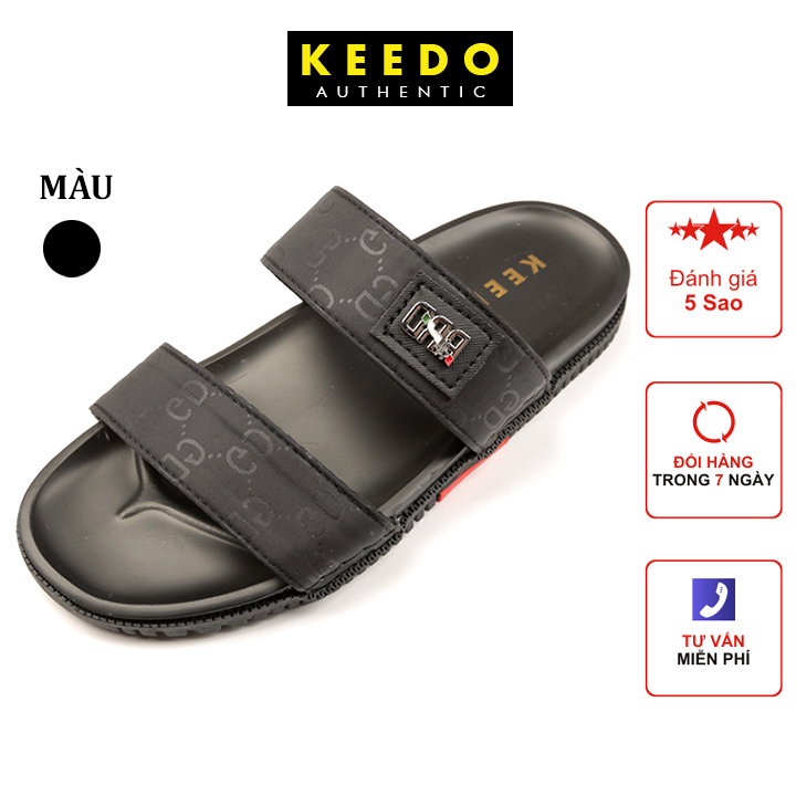 Dép hai quai ngang nam keedo-kd1505