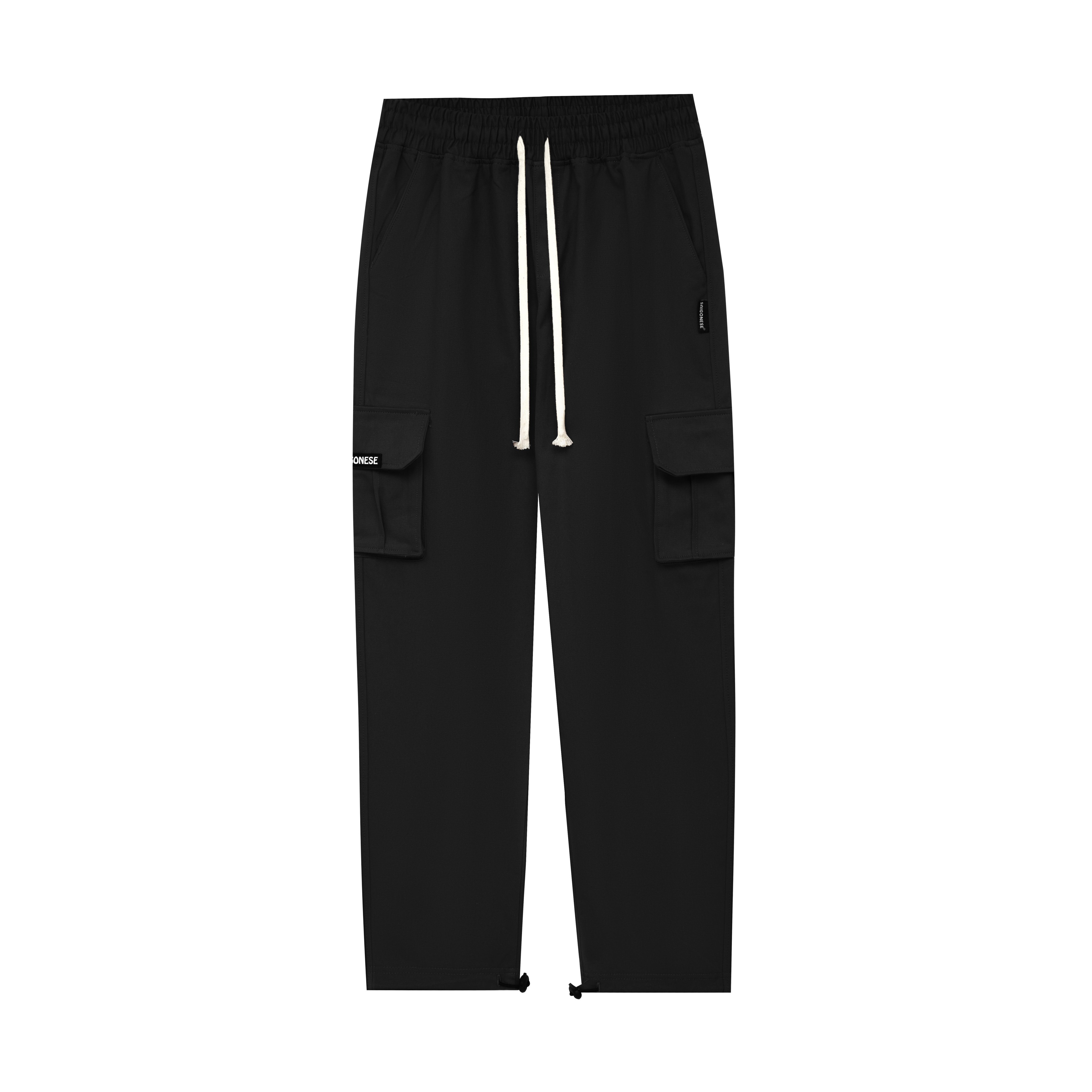 Quần cargo pants sges quần kaki túi hộp ống rộng nam nữ unisex / đen