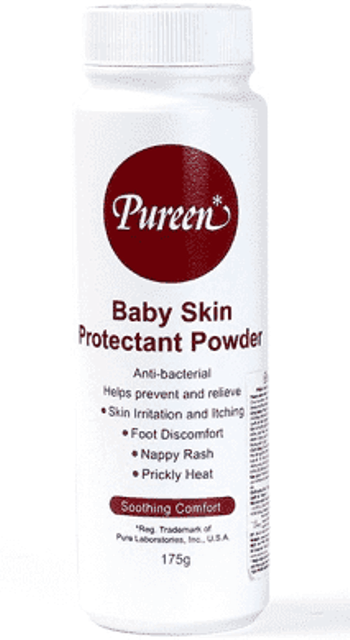 Phấn em bé chống rôm sảy Pureen 175g_Đỏ
