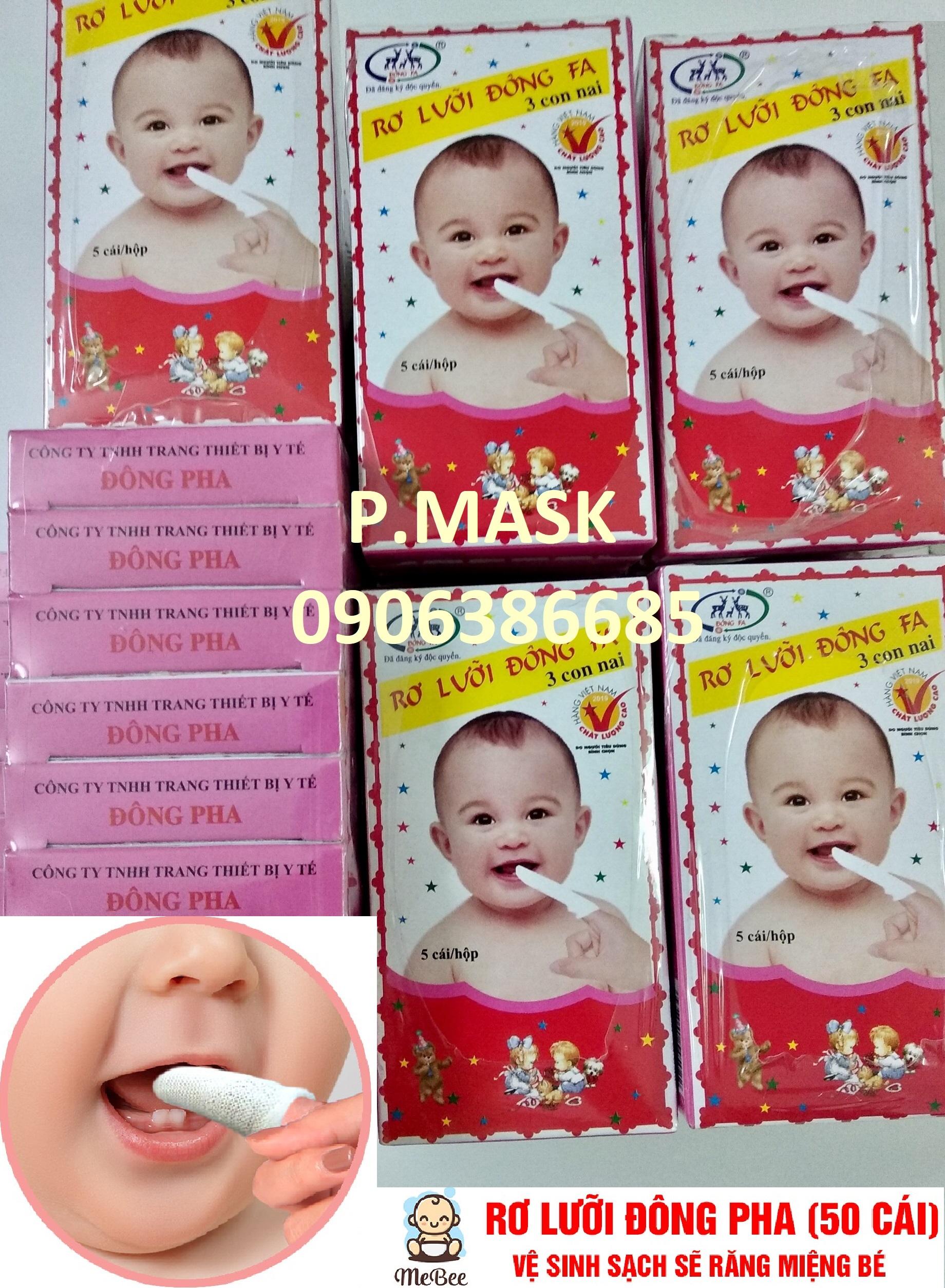 Rơ lưỡi Đông Pha cho Bé 50 cái - Đông Fa 3 Con Nai