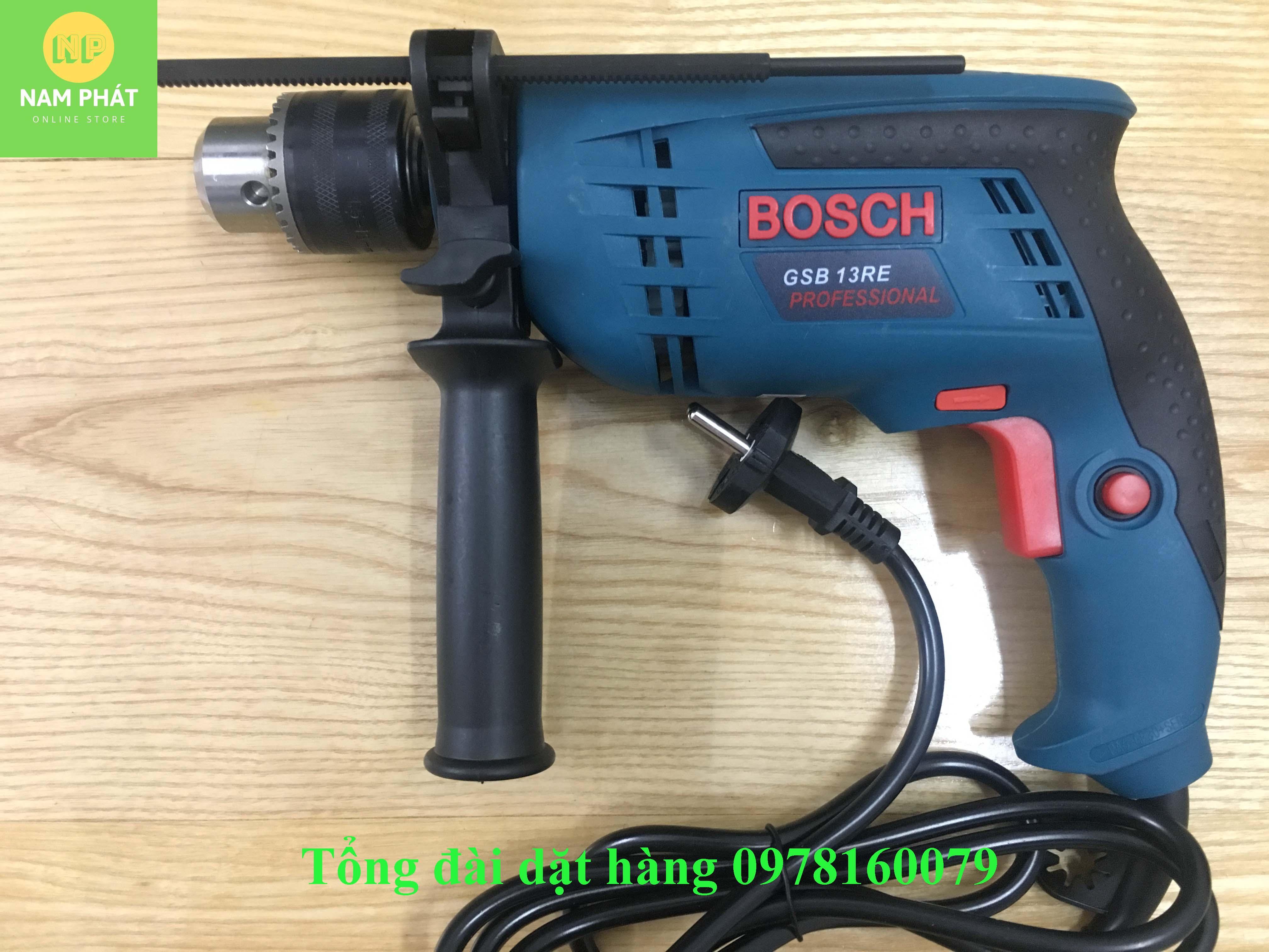 [NTG] Máy khoan điện cầm tay Bosch13ly  (khoan tường, bê tông, gỗ, sắt...)