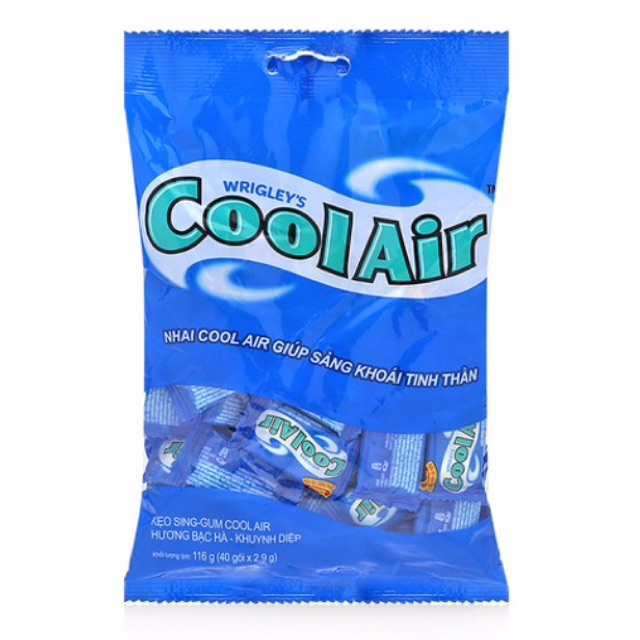 Kẹo cao su cool air gói 110v