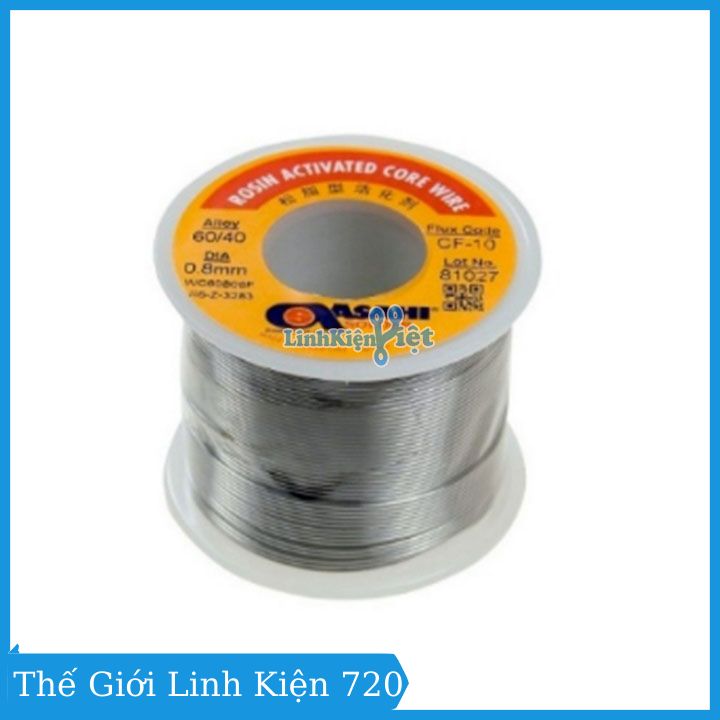 Thiếc hàn asahi 60% 0.8mm