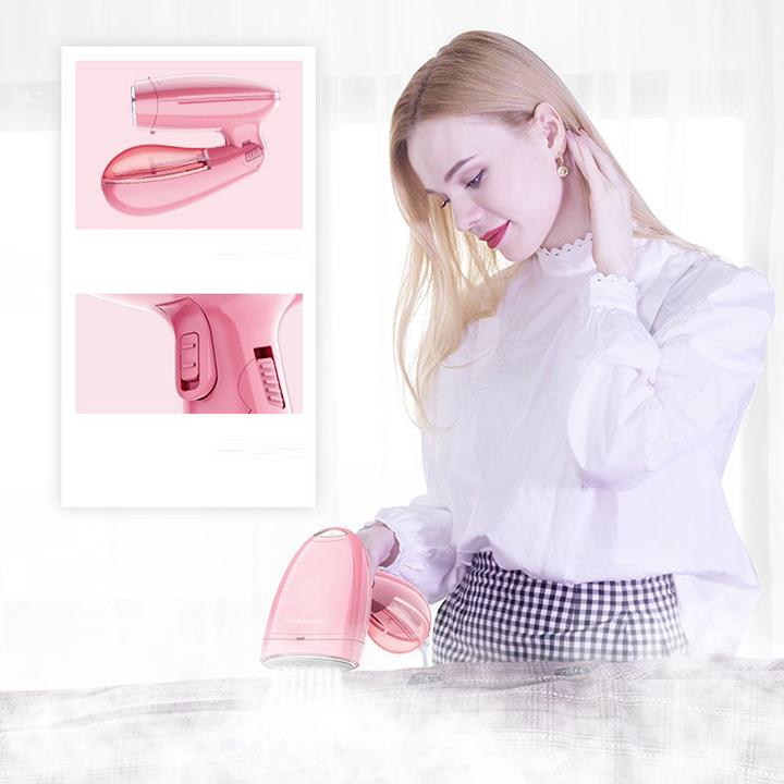 Bàn ủi cầm tay gập gọn, bàn là hơi nước thông minh công suất cao 1300w bình chứa nước dung tích lớn 120ml, bàn là du lịch cầm tay tiện ích cho mọi gia đình, ban la hoi nuoc cam tay gap gon, ban ui mini kieu moi