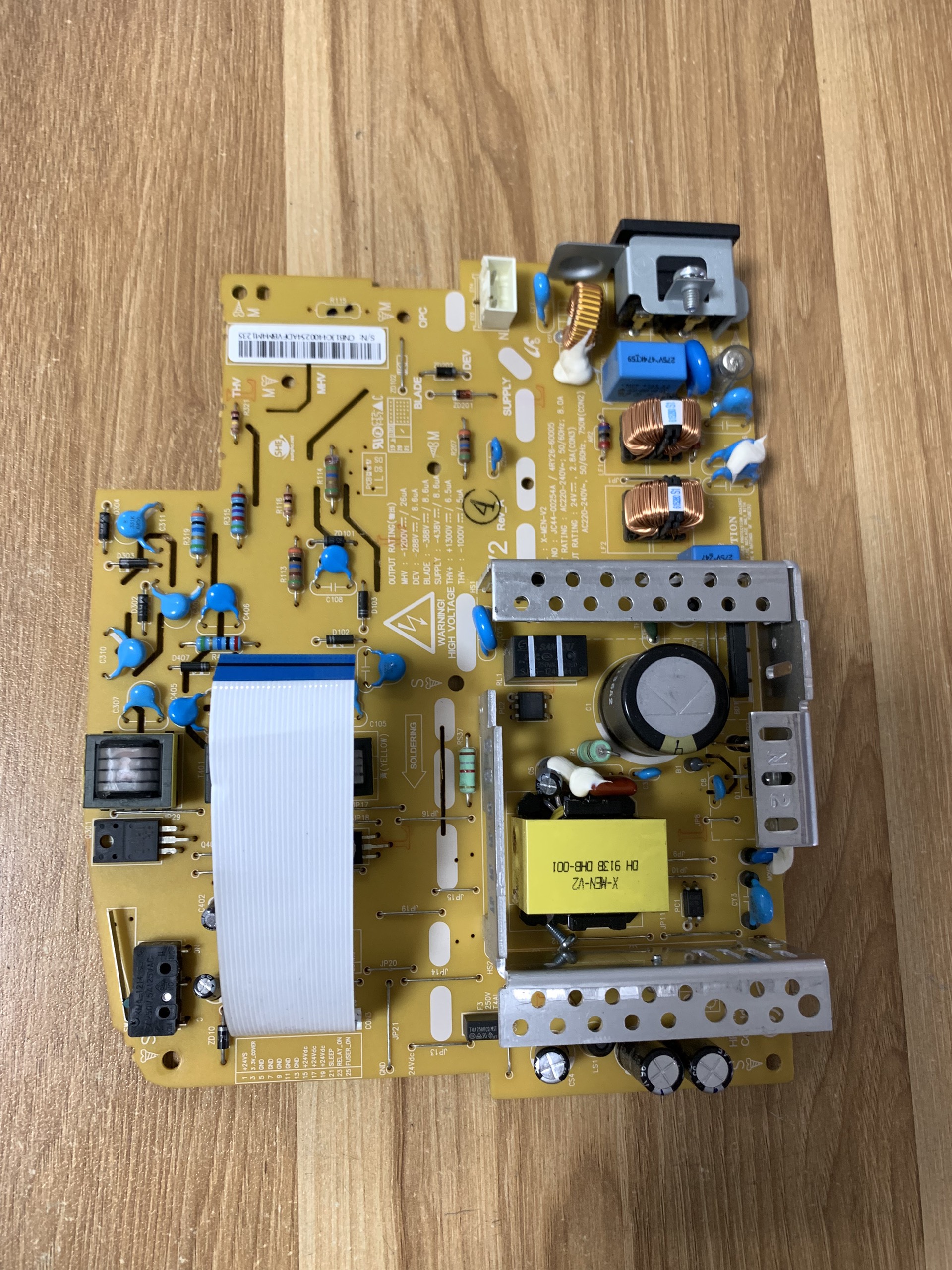 Board nguồn máy in laser hp laser never stop 1200w hàng tháo máy