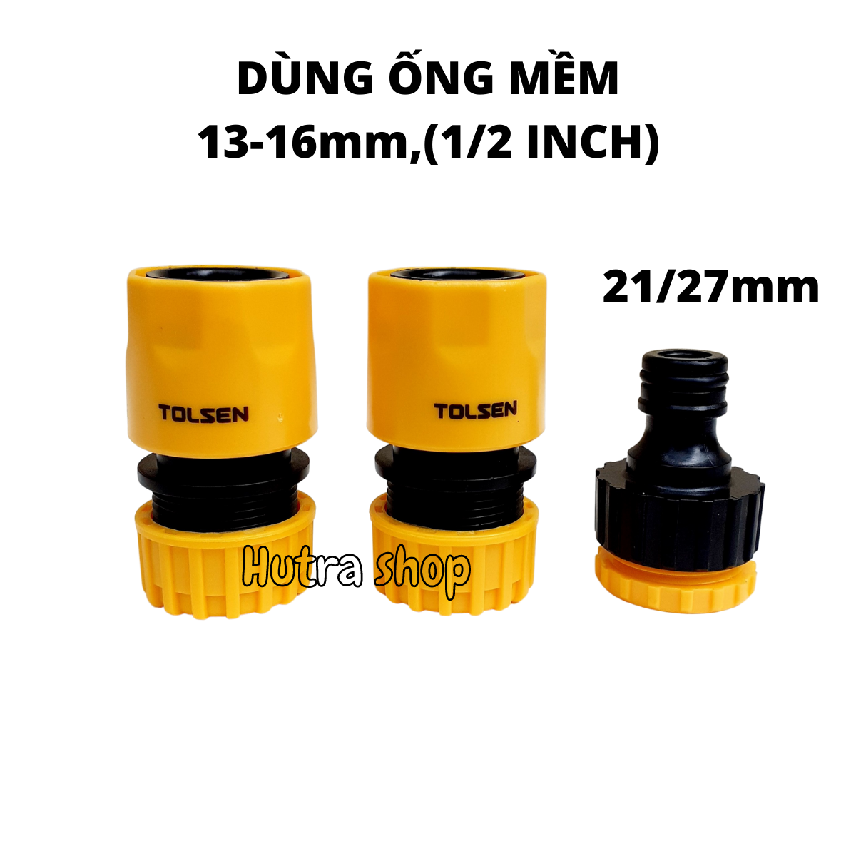 Khớp nối nhanh ống nước đường kính 13-16mm