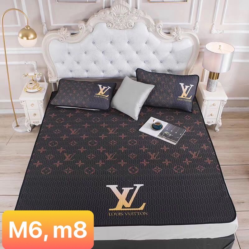 Chiếu điều hòa Cao Su Non TENCEL Thương Hiệu 1M6X2M Tặng Kèm 2 Vỏ Gối Hót Nhất 2020 Mát Nhất