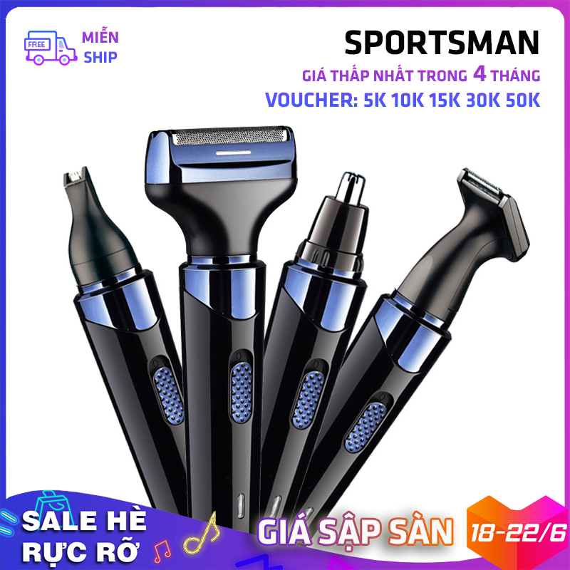 Tông đơ Máy cạo râu đa chức năng SPORTSMAN SM-526 cao cấp 4 trong 1