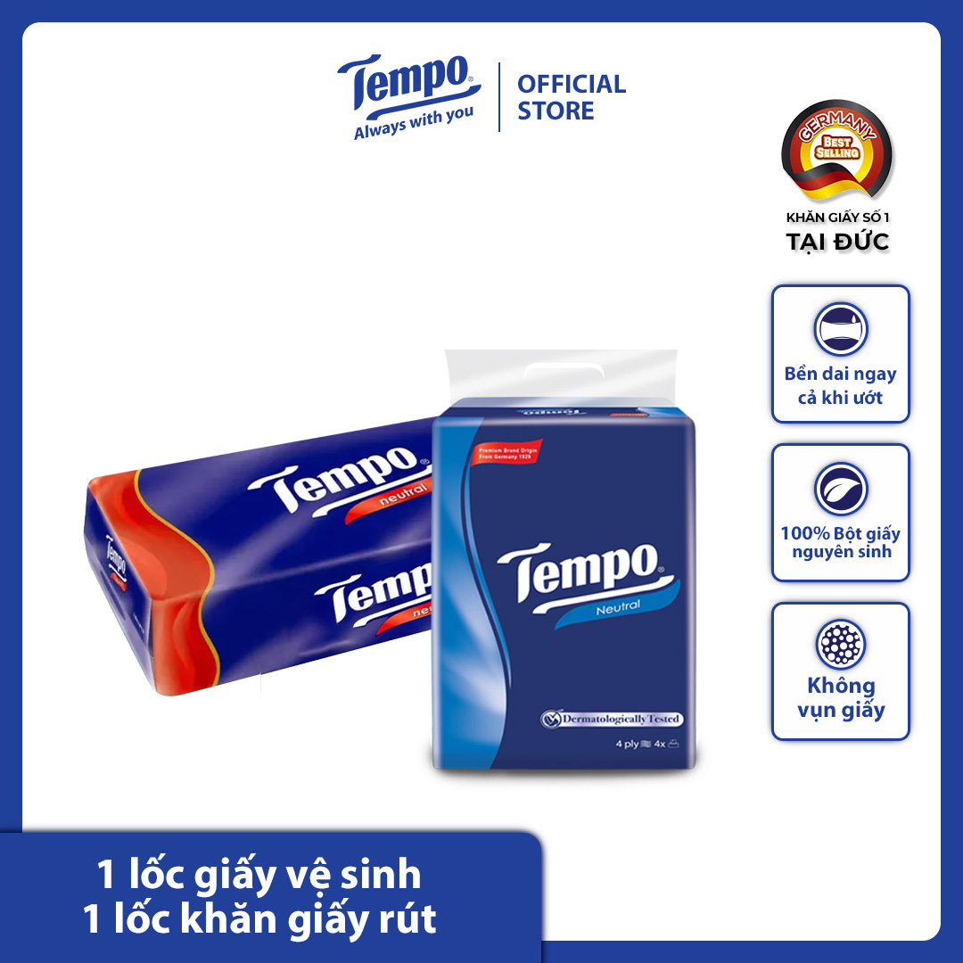 1 Lốc Giấy vệ sinh Toipa & 1 Lốc Khăn giấy rút Softpack - Bền dai, An toàn cho da - Thương hiệu Đức