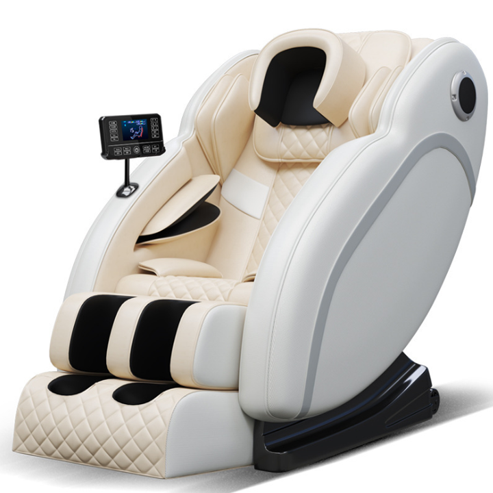 Ghế massage toàn thân KoreSport chính hãng nhập khẩu nguyên chiếc thư giãn giúp cải thiện sức khỏe, máy massage cao cấp đầu massage 3D đa điểm, màn hình cảm ứng Led LCD, gối chữ U bấm huyệt vùng đầu, loa kết nối bluetooth cao cấp
