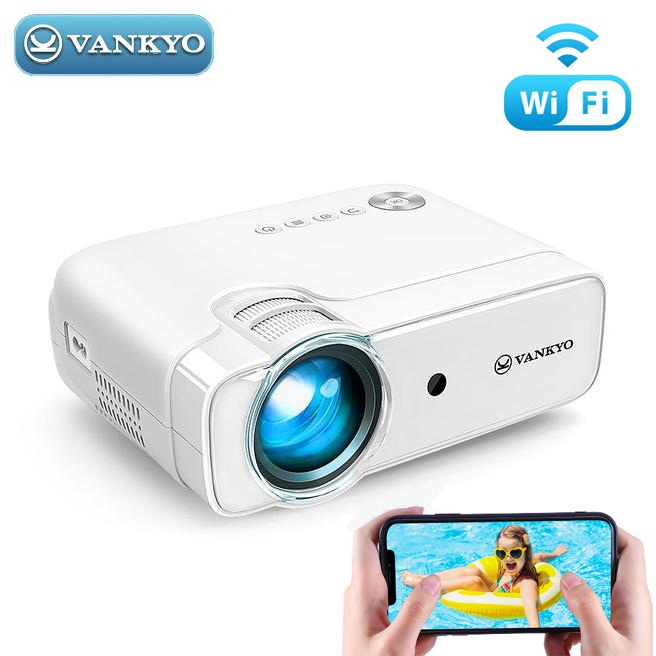 [Trả góp 0%][ VOUCHER 200K ] - Máy chiếu mini Vankyo Leisure 430W (Bản Bass + tặng thêm loa ngoài) - Hàng chính hãng