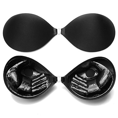 Áo Dán Silicon Y Tế Siêu Dính Nâng Ngực Chống Nước P29 - Áo Bra Dán Tạo Khe Cài Trước Đệm Dày Có Dây Lưng Trong Mặc Đồ Hở Lưng Đi Biển  Đep màu da màu đen