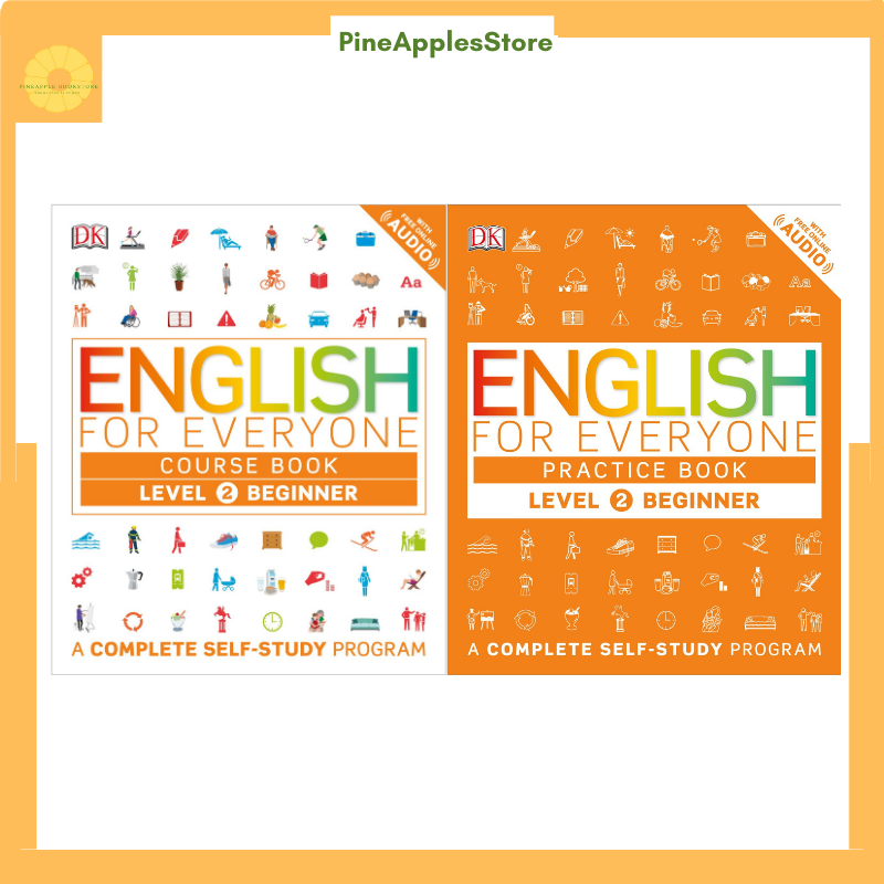 Sách English for Everyone Level 2 Beginner Course Book&Practice Book