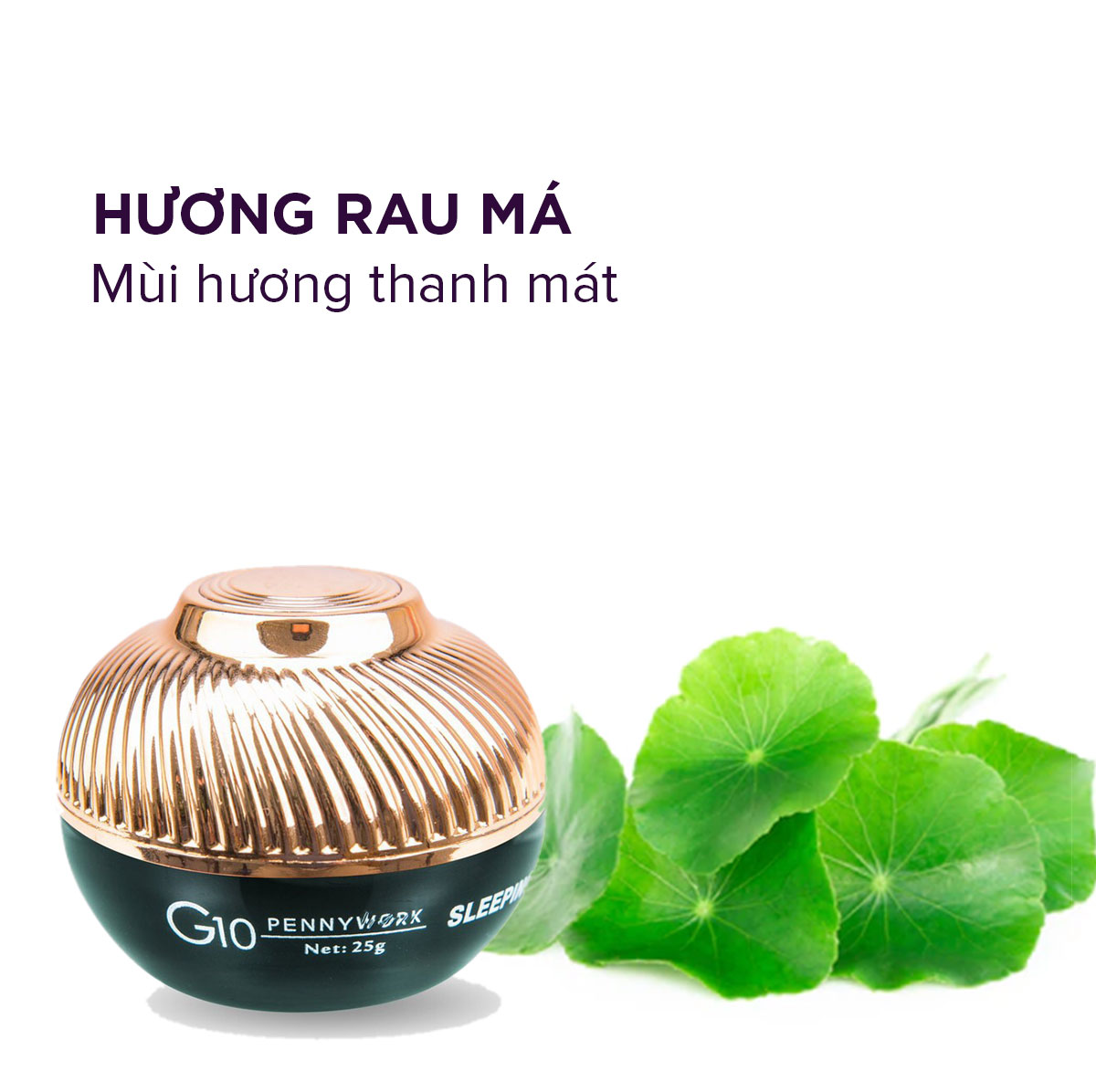 [HCM]Kem Dưỡng Ban Đêm GREENSKIN mặt nạ ngủ 25g rau má tươi G10 - [MỸ PHẨM THANH TRÚC]
