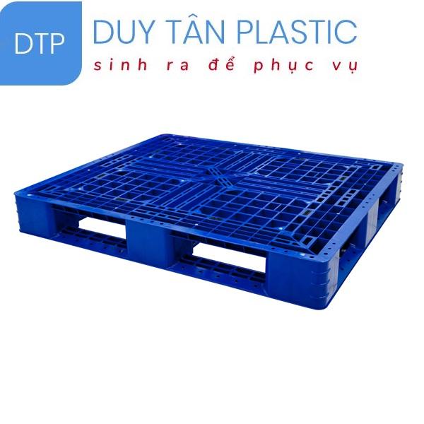 Pallet nhựa liền khối 1 mặt - 480 hiệp thành kích thước : 1200 x 1000 x h 150