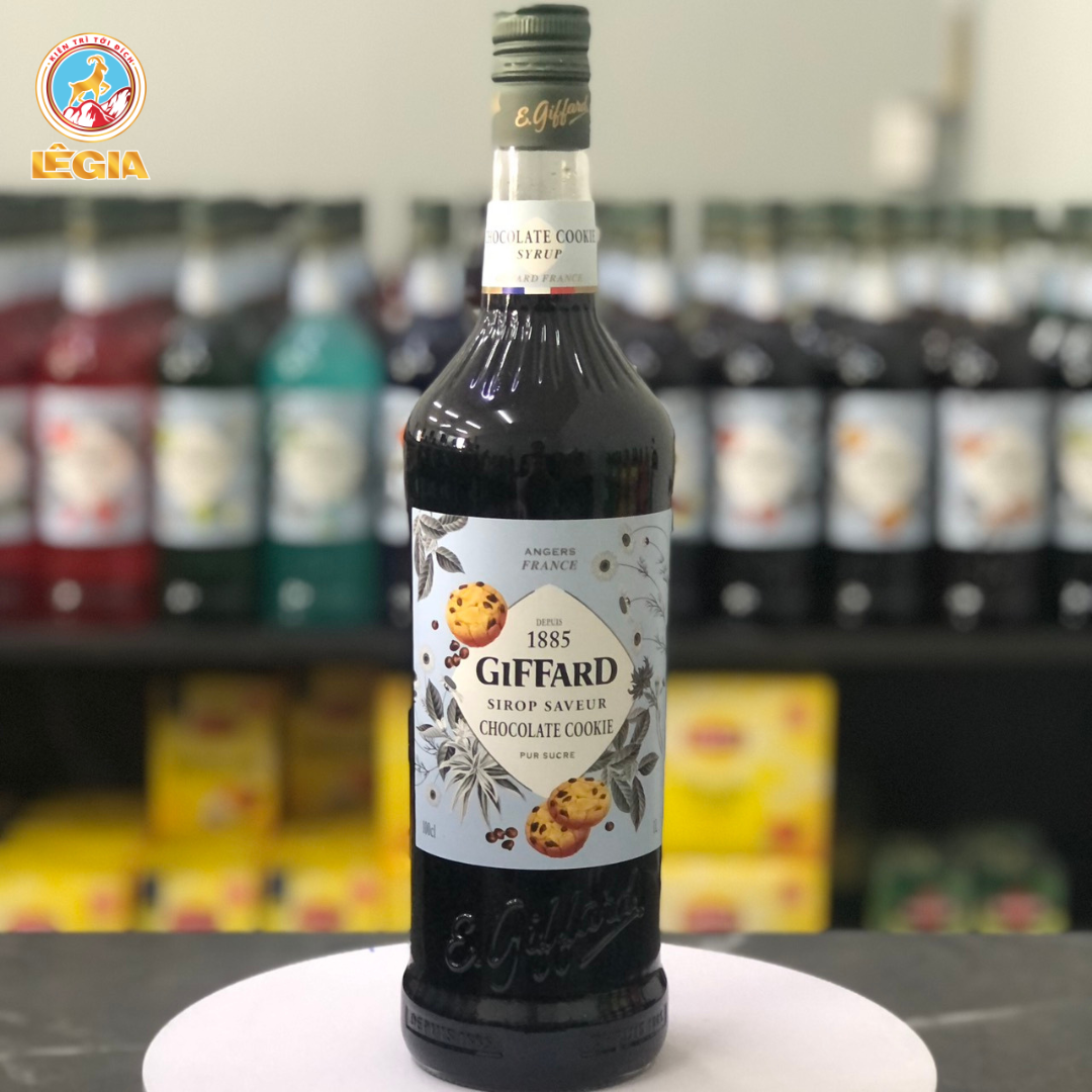 Siro giffard bánh quy socola 1l – giffard chocolate cookie syrup