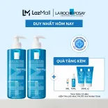 Bộ sản phẩm làm sạch tạo bọt dịu nhẹ La Roche-Posay Effaclar Gel Foaming 400ml