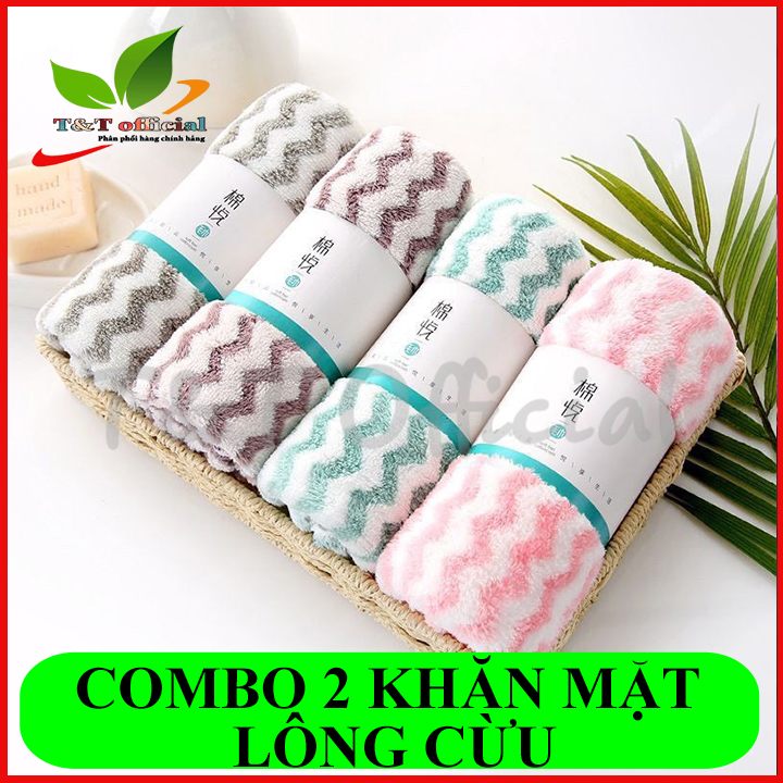 Một chiếc khăn mặt lông cừu siêu thấm Hàn Quốc 30*50cm, khăn mặt Hàn Quốc, khăn lông cừu siêu thấm nước