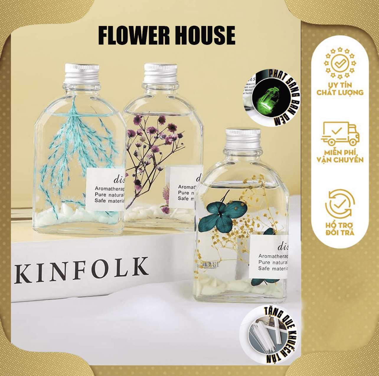[FREESHIP+QUÀ 10K] Tinh dầu thơm phòng phát sáng WIACHNN 100ML, Tinh dầu nước hoa , tinh dầu khuếch tán , tinh dầu thơm phòng ngủ, tinh dầu xông phòng, tinh dầu khử mùi, tinh dầu thơm cao cấp, tinh dầu treo xe _FLOWER HOUSE MS14