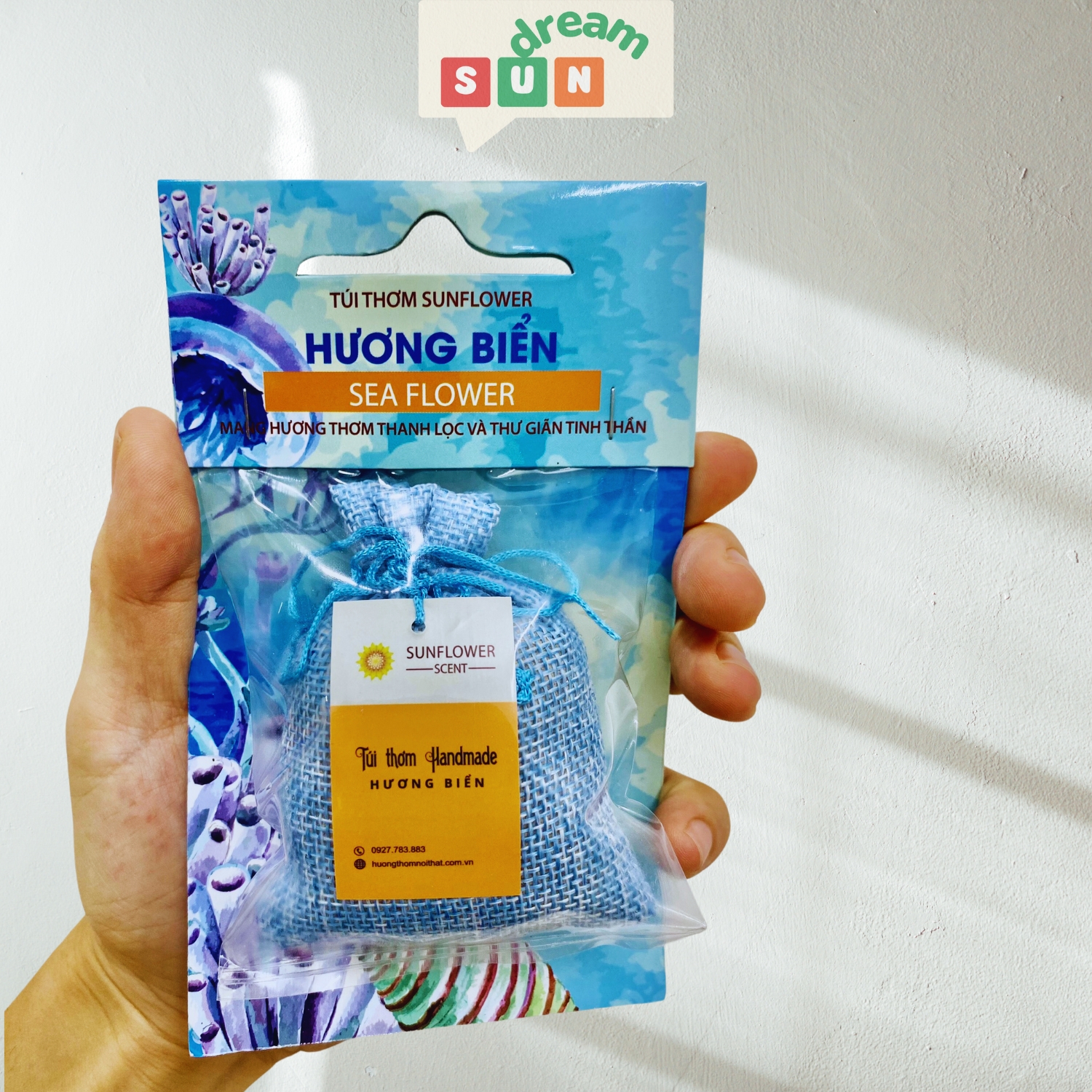 Túi Thơm Treo Tủ Quần Áo Handmade Sunflower 30G Nguyên Liệu Nhập Khẩu Pháp