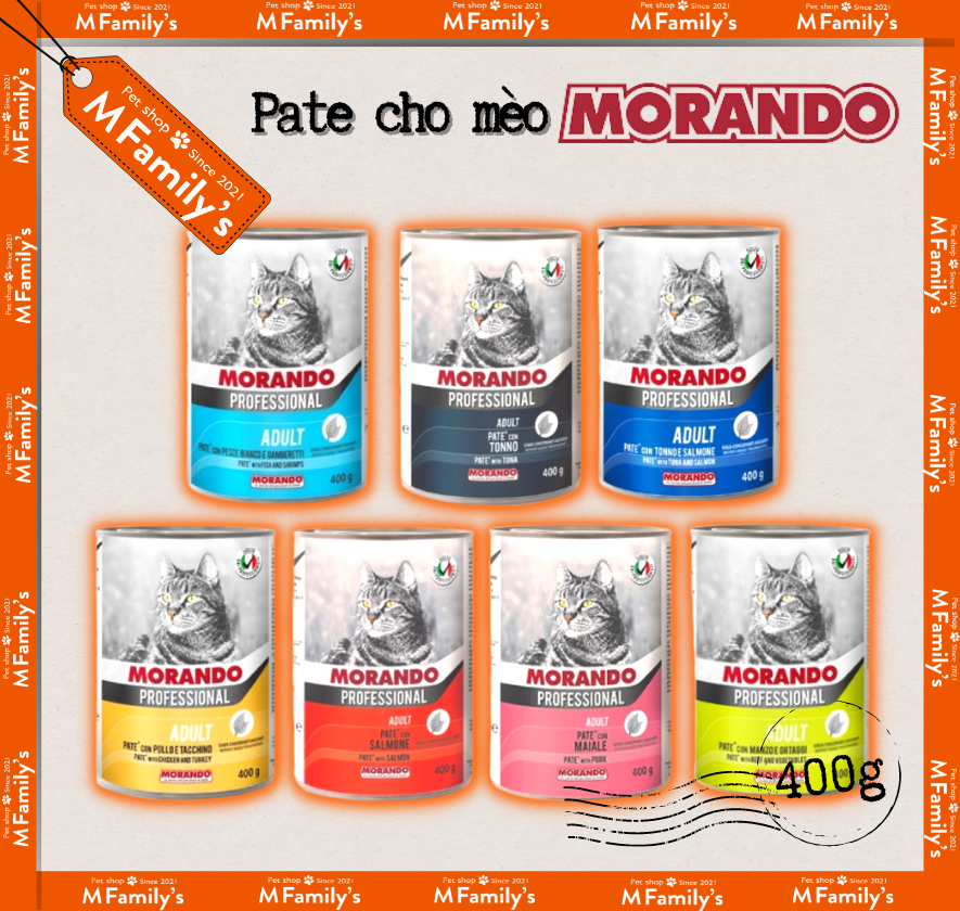 Pate Cho Mèo Morando Professional 400g| Pate mèo| Pate dành cho mèo