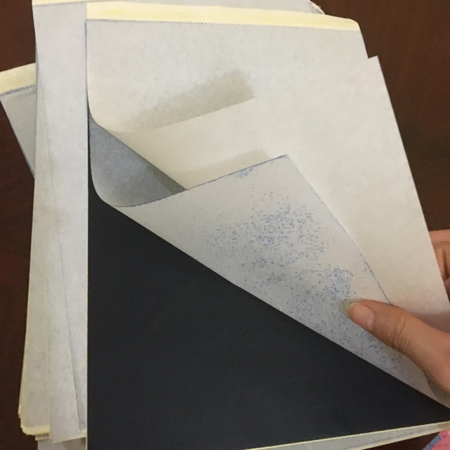 Set 10 tờ giấy than Scan in hình dùng 1 lần