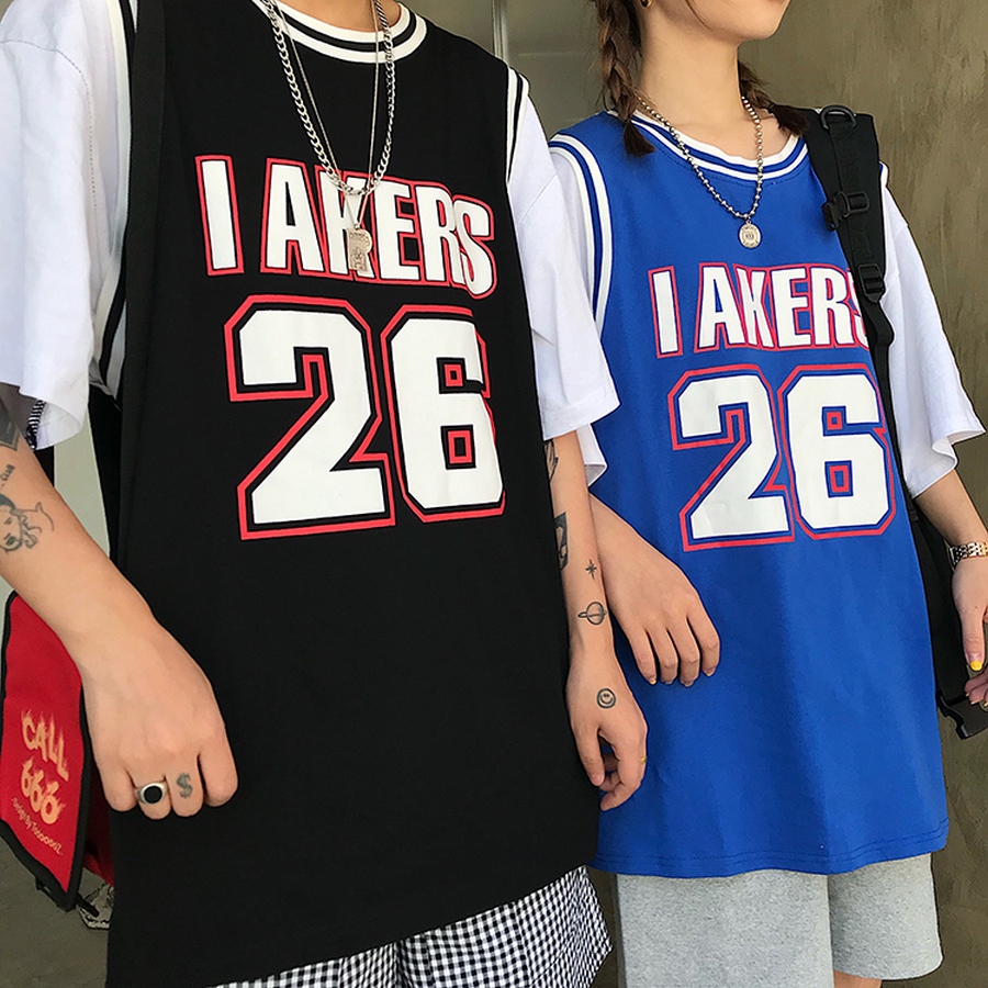 Áo Bóng rổ thể thao nam nữ, Áo I Aker số 26 và quần Short thời trang