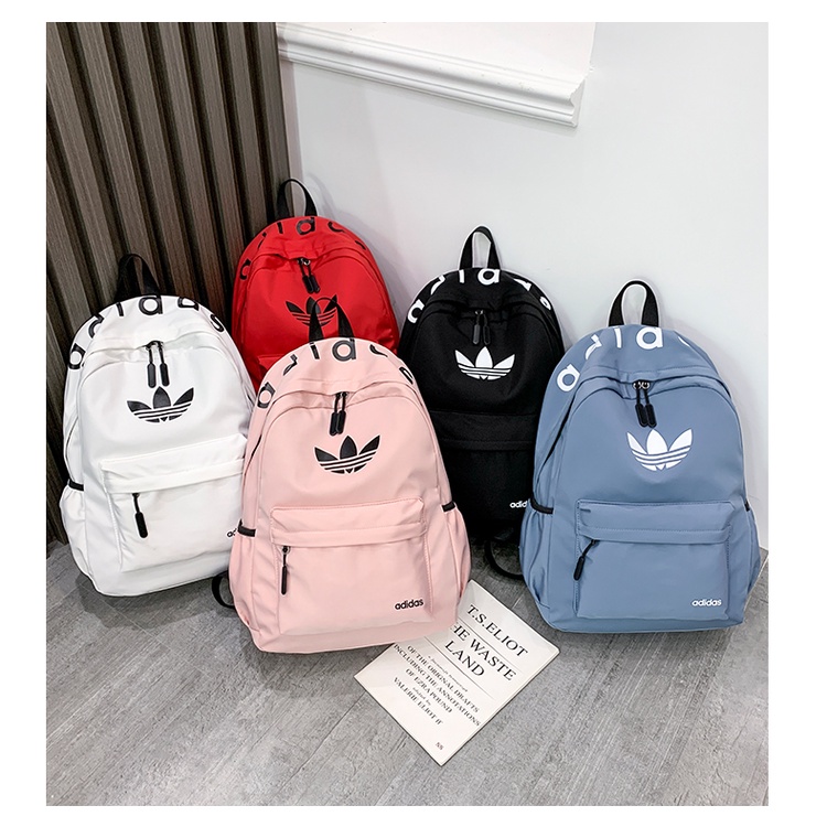 Adidas ba lô nữ thời trang với clover năm màu tùy chọn / thể thao ba lô giải trí / sinh viên / học / du lịch