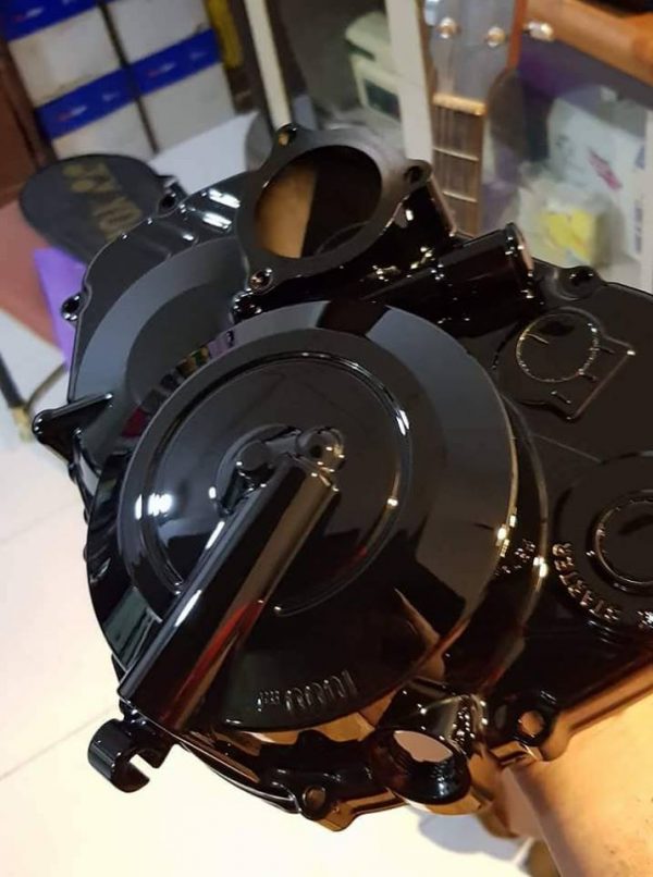 [COMBO] Sơn xịt Samurai màu Đen Bóng - 109 với chai phủ bóng 128