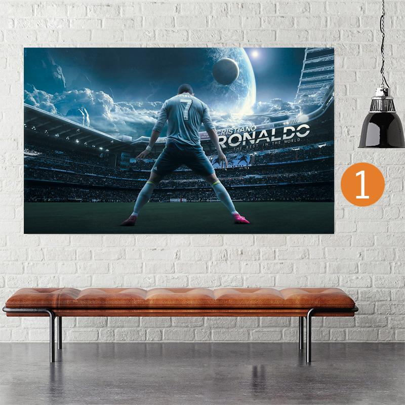 Decal dán tường Cr7 Ronaldo