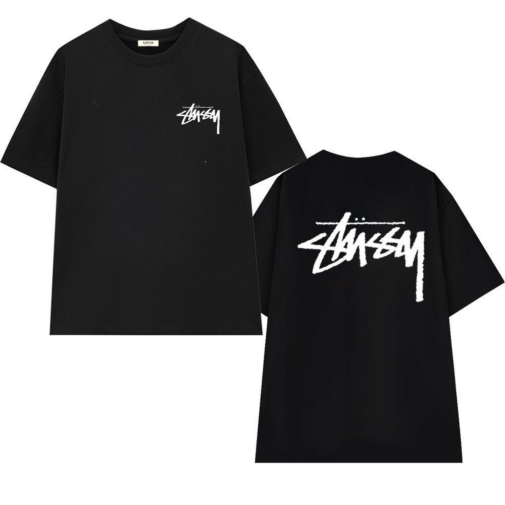 [Cotton 100%] Áo Thun Stussy Oversize Định Lương Vải 260 GSM Cao Cấp Có Kèm Hộp - Thương Hiệu STY - AC346