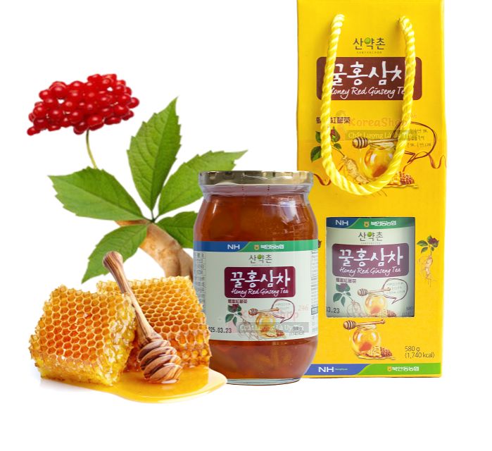 Sâm lát ngâm mật ong / gừng mật ong/ chanh mật ong hàn quốc chính hãng haeatti hủ 1kg