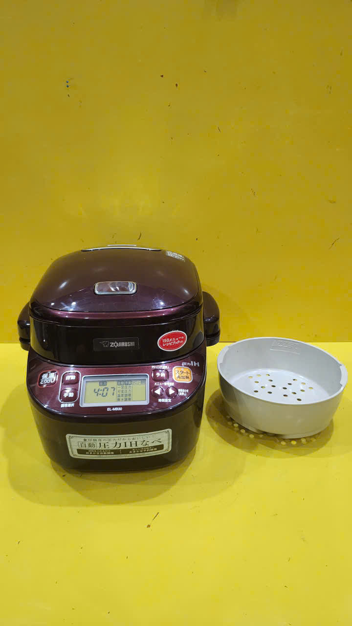 Nồi áp suất điện nội địa Nhật cao tần (IH) Zojirushi EL-MB30 (3781204)_Hàng nội địa Nhật, đã qua sử dụng, điện 100V