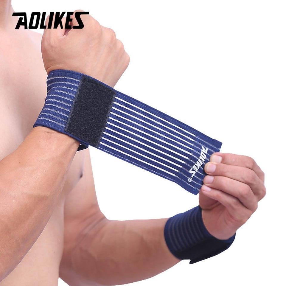 Bộ 2 quấn bảo vệ cổ tay AOLIKES MD-1535 Sport Bandage hỗ trợ khớp cổ tay khi chơi thể thao