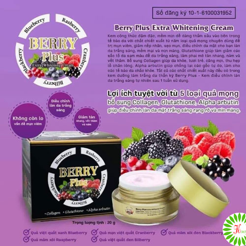 [HCM]Kem  dưỡng  da Berry Plus Thái Lan kem Berry Plus Thái Lan kem trái cây Berry Plus Thái