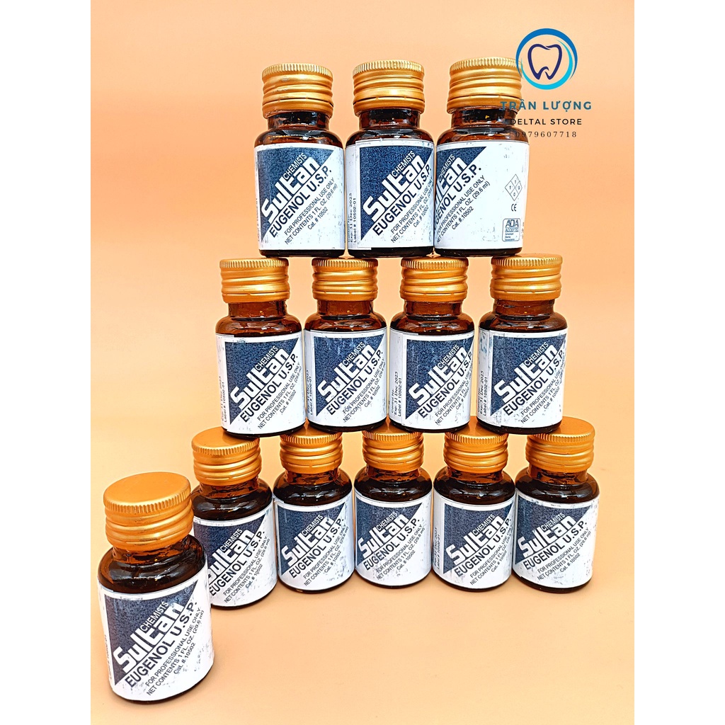 Lọ Eugenol-Chai 30Ml-kết hợp Oxit kẽm sử dụng trong Nha Khoa