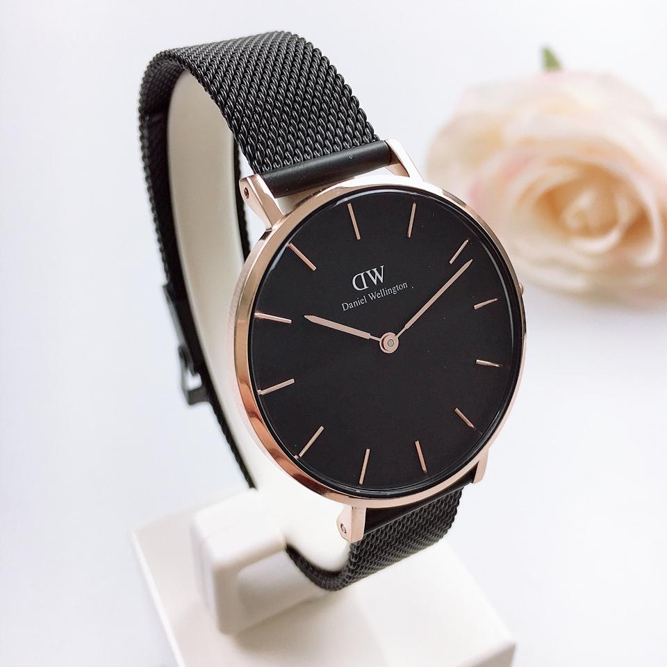 Đồng Hồ DW Cặp Đôi Nam Nữ Dây Thép Mặt Tròn Sang Trọng Lịch Lãm