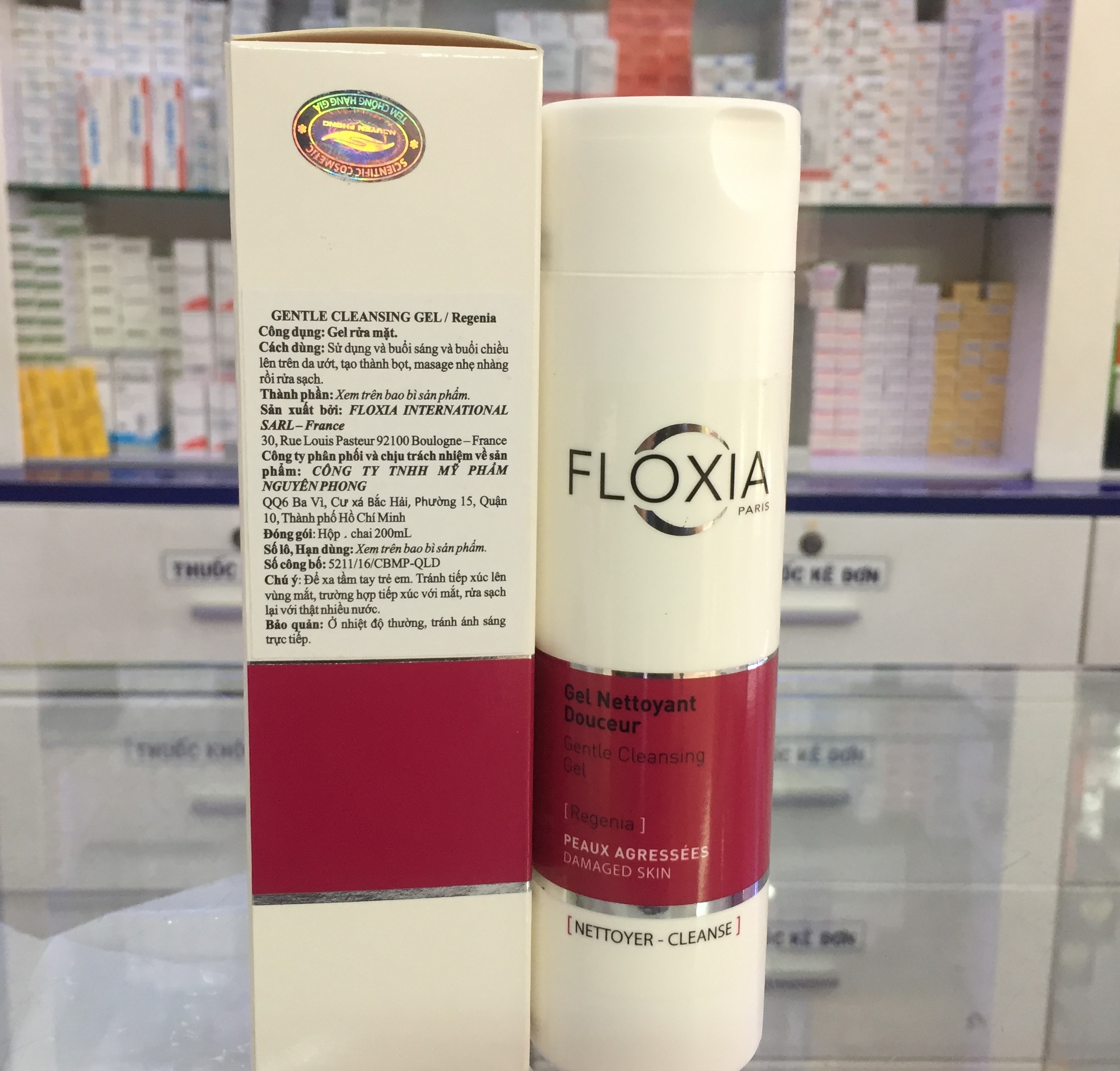 Floxia gentle cleansing gel - gel rửa mặt