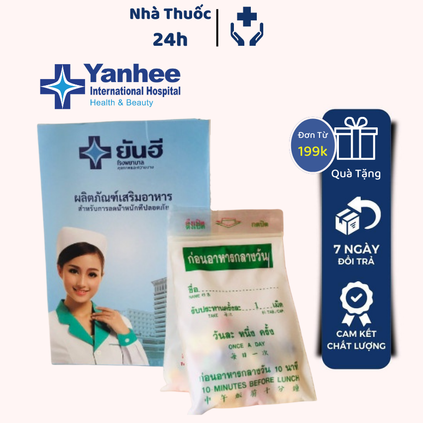 Giảm cân Yanhee Vip 7SS Thái Lan hỗ trợ giảm cân cấp tốc an toàn, giảm cân nhanh và hiệu quả, 1 tuần giảm 3kg NT 24h