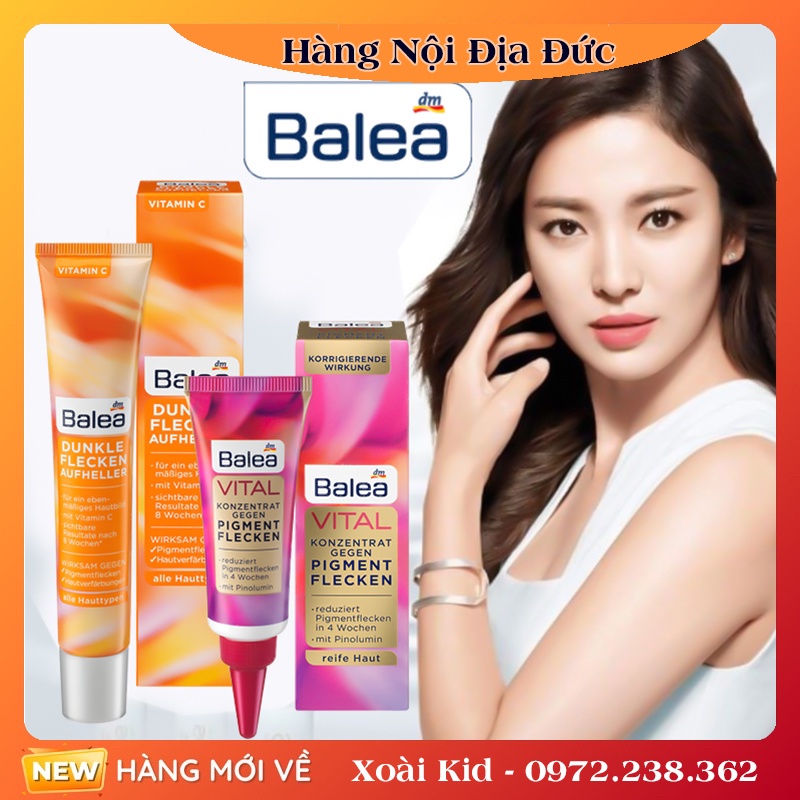 Kem sáng da, mờ thâm Balea Dunkle Flecken Aufheller 50ML -Nội địa Đức Đủ Bill