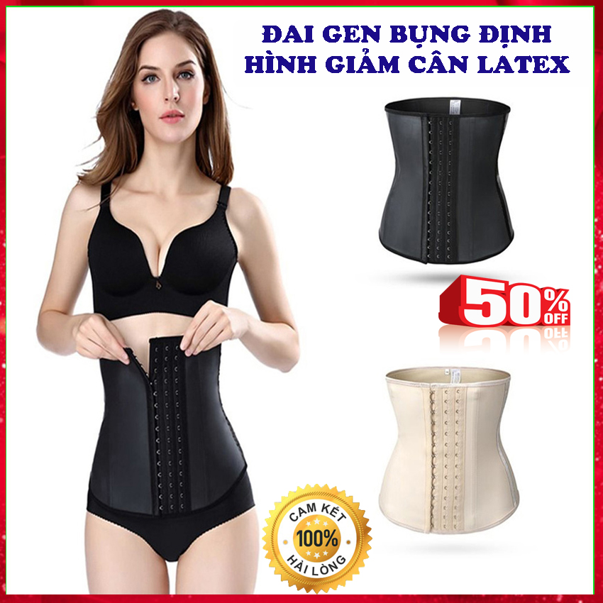 Đai Nịt Bụng GIẢM EO Latex loại 9 xương - Tạo Dáng Ngồi, Dáng Đi Cực Đẹp, Dễ Dàng Và Tiện Lợi Khi Sử Dụng Chất Liệu Mềm Mịn Thoáng Mát - Đai Gen Bụng Định Hình Giảm Cân Cao Cấp Latex, Đai Định Hình Bụng Đai Giảm Mỡ Bụng - Yenny