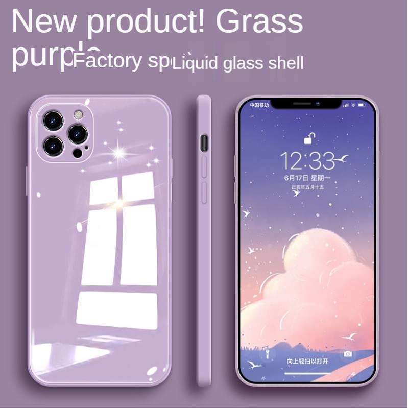 [HCM]Ốp lưng iphone Vỏ thủy tinh lỏng cạnh thẳng 6/6plus/6s/6splus/7/7plus/8/8plus/x/xr/xs/11/12/pro/max - Tce case
