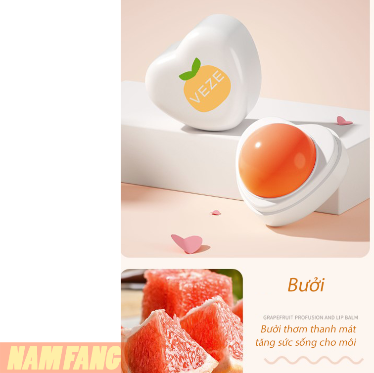 🌿🥐🌿 son dưỡng môi veze không màu, chống khô môi, chống thâm môi