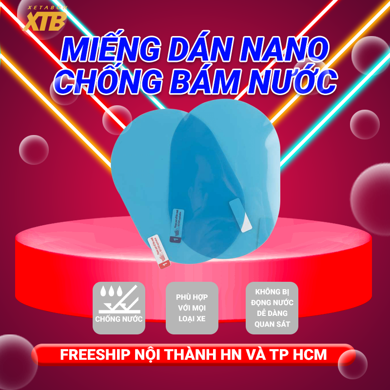 Miếng dán chống nước Tai gương - Công nghệ nano phân tử bạc