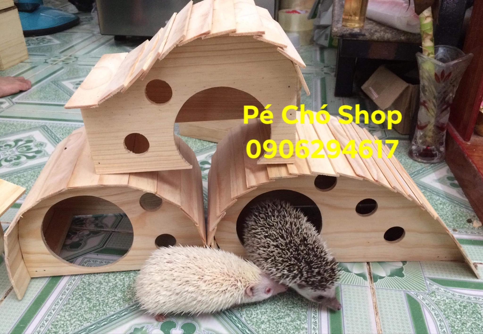 [HCM]Nhà Ngủ Gỗ Thông kích thước SIÊU TO cho nhímbọ ú sóc.